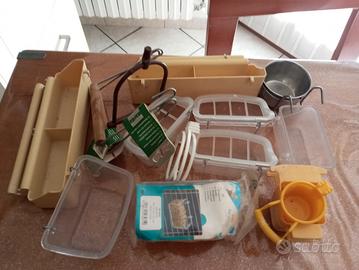 lotto accessori gabbie per uccelli 