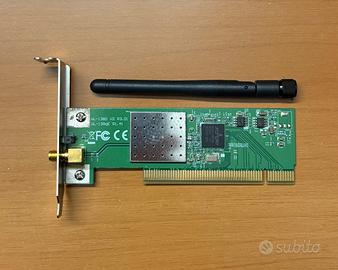 Scheda PCI Wi‑Fi ASUS WL‑138G V2 con antenna