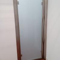Porte scorrevoli acciaio e vetro