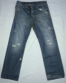 The Ninth ripped blue denim jeans-vintage size 33