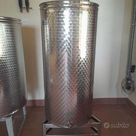 Botte acciaio inox da 6 ql