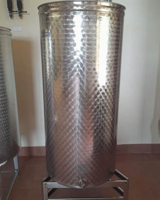 Botte acciaio inox da 6 ql