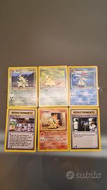 Lotto 6 carte pokemon Neo Genesis 1ed