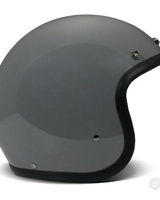 Crayon grey - casco jet vintage moto
