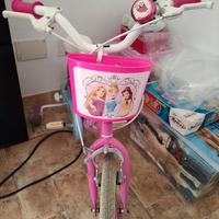 Bici rosa bambina principesse 16".