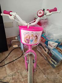 Bici rosa bambina principesse 16".