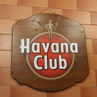 Insegna in legno Havana Club