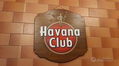 Insegna in legno Havana Club