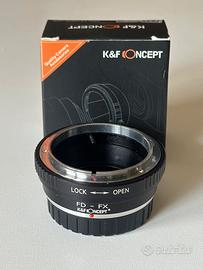 anello adattatore Fujiflm Canon FD