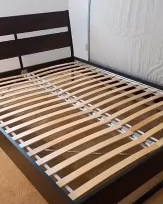 Struttura letto IKEA TRYSIL marrone scuro