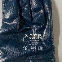 Guanto da lavoro 12 paia tipo NBR blu