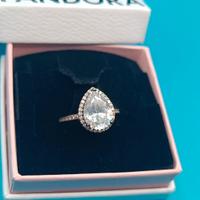 Anello originale pandora goccia radiosa misura 48