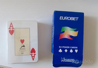 carte da poker Modiano per Eurobet