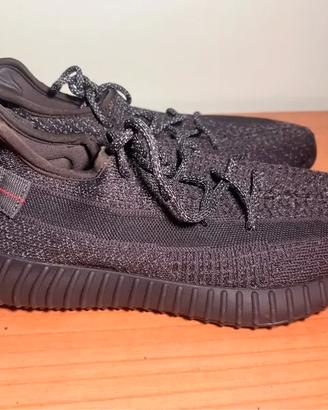 adidas men yeezy boost 350 v2 static black