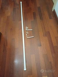 Bastone tenda ikea con accessori 