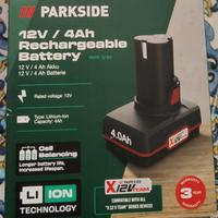 Batteria Parkside 4AH X12V TEAM 