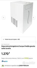 Frigogasatore ad ultrafiltrazione+rubinetto 5 vi