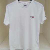 Maglietta T Shirt Uomo Tommy Jeans Tg L Cotone