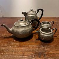 Servizio Vittoriano Peltro Originale Anni 30