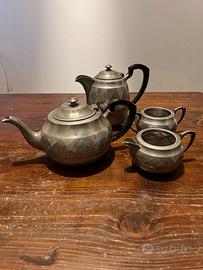 Servizio Vittoriano Peltro Originale Anni 30