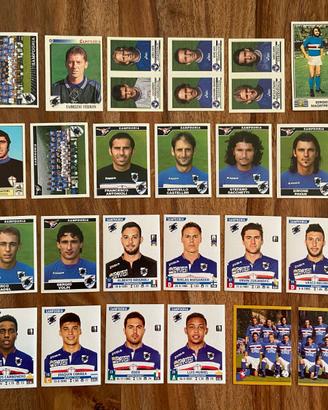 Lotto 105 figurine calciatori panini Sampdoria