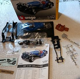 Modellino Bugatti burago 1/24 tupe 55
