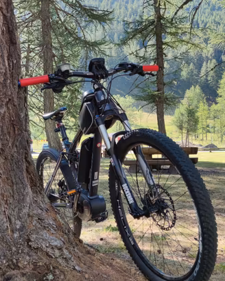 e-bike bianchi E Jam FS biammortizzata 