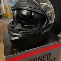 Casco moto modulare Mt Helmet Nero Opaco Taglia M