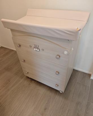 Fasciatoio Erbesi Charly con vaschetta bagnetto