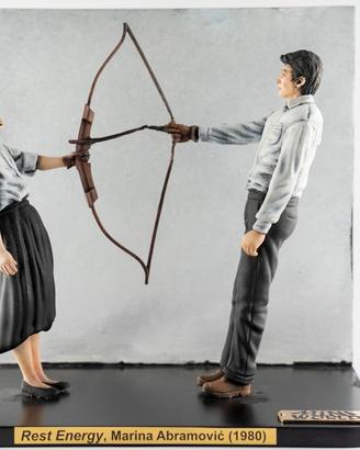 Marina Abramović “Rest Energy” – Scultura 3D in re