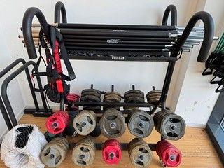 Kit Super Pump Barbell + Rack + Pesi (NUOVO)