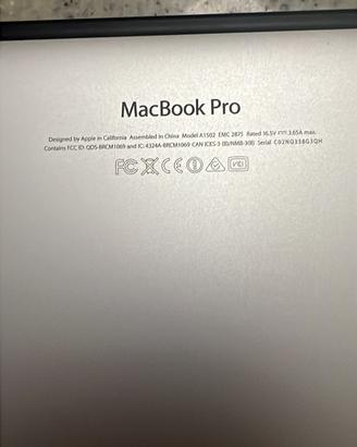 MacBook pro anno 2014