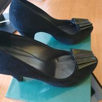 scarpe camoscio nere 