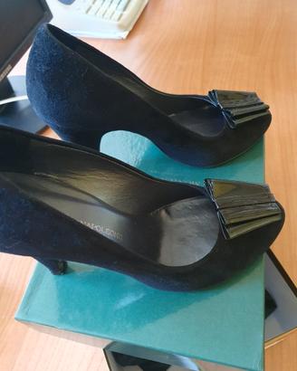 scarpe camoscio nere 