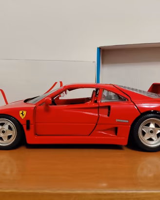 Burago 1:18 Ferrari F40 no Politoys Maisto Dinky 