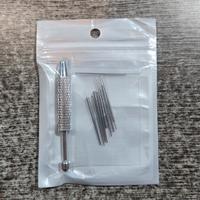 Set Professionale Piercing 10 Pezzi in Acciaio Ino