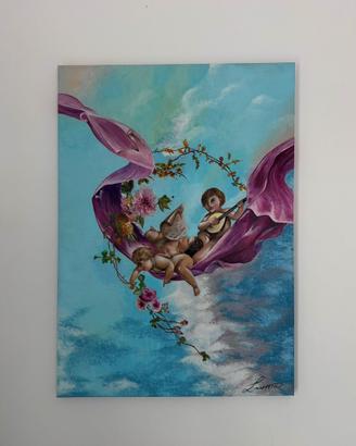 Melody in the sky, opera su tela 50x70