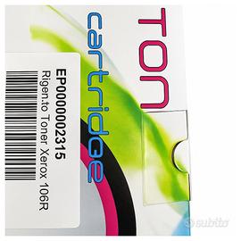 Toner rigenerato Xerox 106R01395 Nero