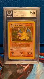 Charizard Holo R 4/102 - BGS 6.5 - Italiano