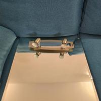 Specchio 60x60 per il bagno con la lampada