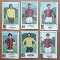 lotto di 6 figurine Panini Milan 1978/79