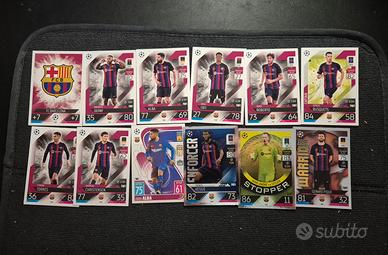 Lotto 12 Carte Match Attax 22/23 Barcellona Topps