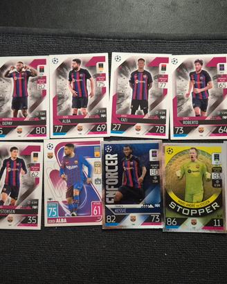 Lotto 12 Carte Match Attax 22/23 Barcellona Topps