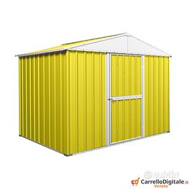 Box baracca lamiera Acciaio 275x175cm giallo