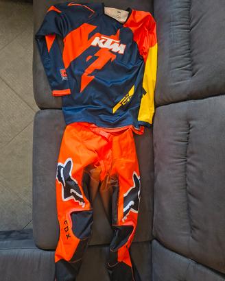 Maglia e pantalone cross bambino
