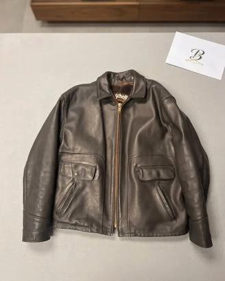 Giacca in Pelle Schott NYC 696 "Highwayman" - Made