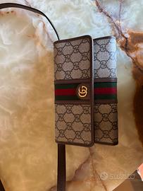 Gucci tracolla borsa/portafogli. 100% originale