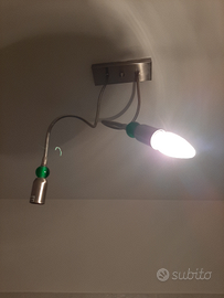 Lampadari sfere verde e sfere azzurro
