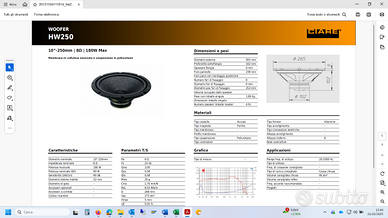 casse acustiche 8ohm
