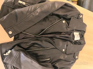 Chiodo simil pelle ZARA età 8 anni